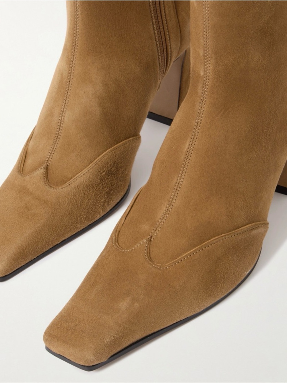 Khaite Nevada Suede Ankle Boots NWT Size 7.5